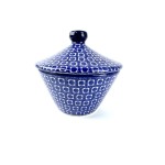 G55 Bunzlau Potje Schuin 2966X Suikerpot G55 Bunzlau Potje Schuin 2966X Suikerpot